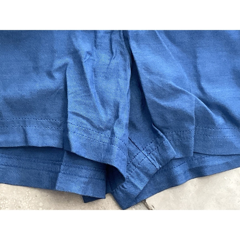 NEW Lands' End Blue Chambray Elastic Waist Romper;‎ Girls Size 8 Plus (M) - Picture 4 of 9